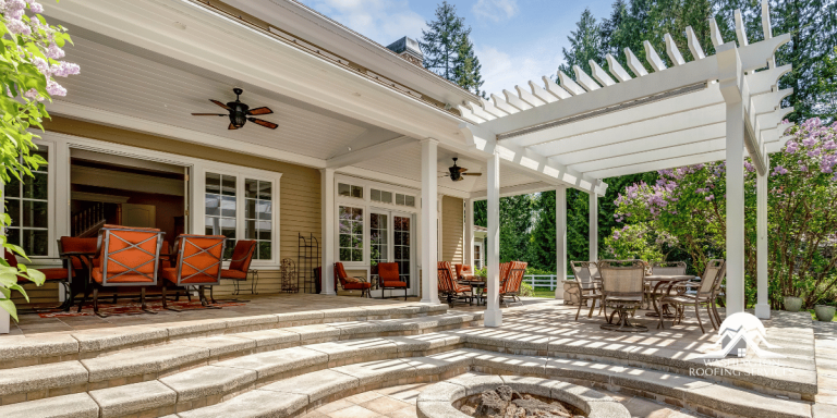 How to Attach a Patio Roof to an Existing House