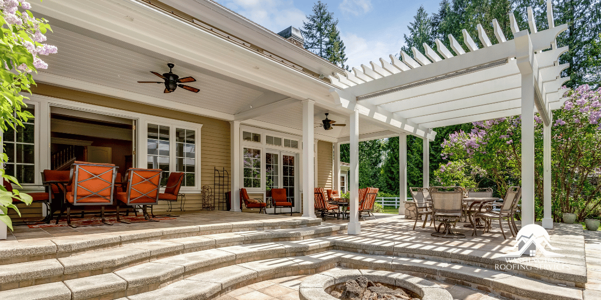 How to Attach a Patio Roof to an Existing House